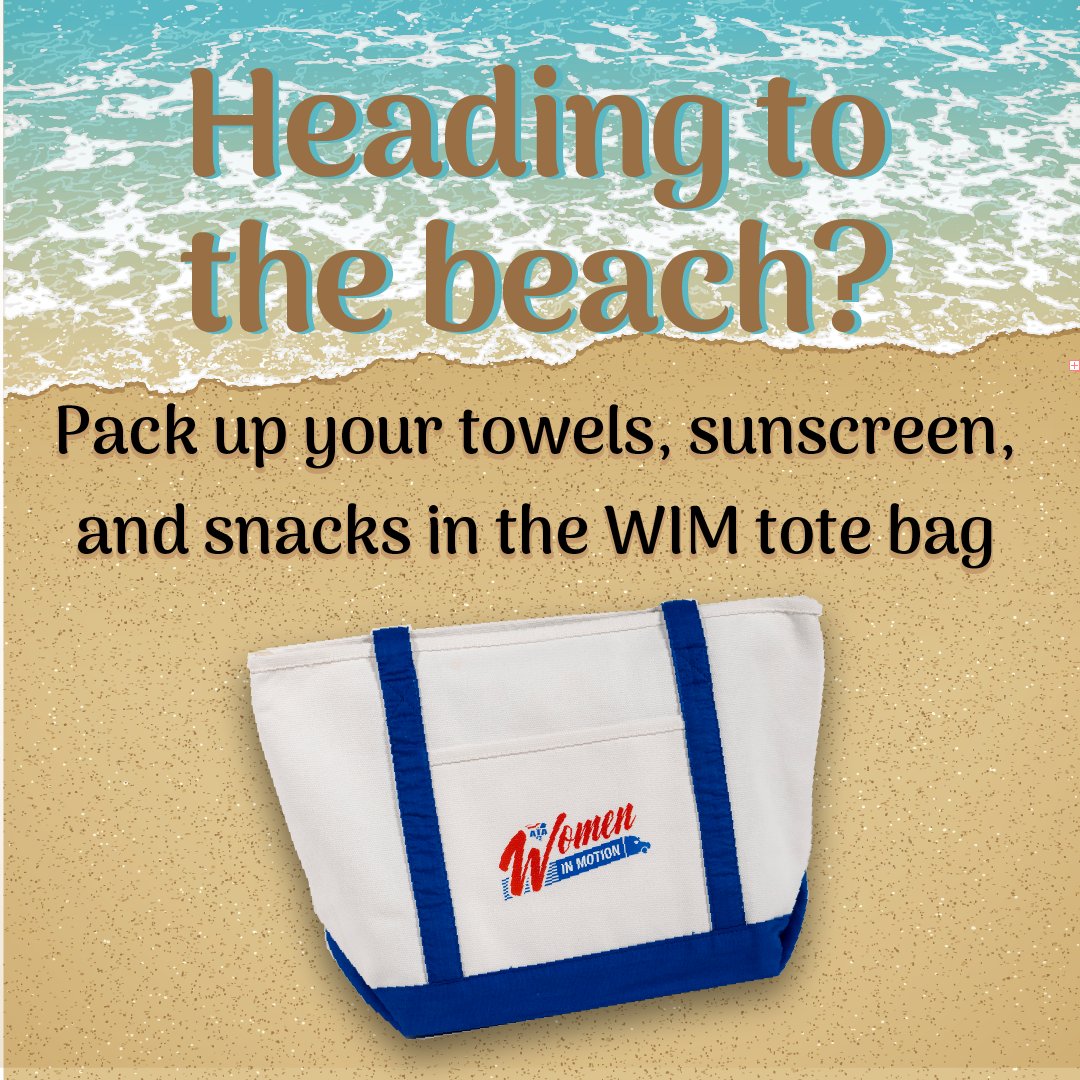 wim_ata's tweet image. Ready for your next beach day? The WIM tote has you covered, spacious enough for sunscreen, towels, snacks, and everything in between. Your perfect summer companion is here! bit.ly/4kDtEYo