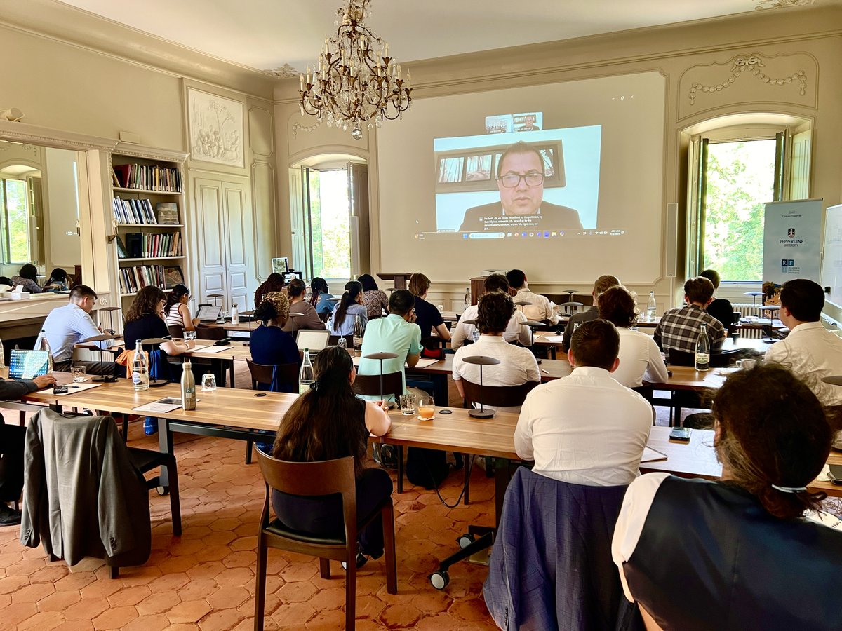Pepperdine University (@pepperdine) on Twitter photo On July 2-5, in partnership with <a href="/RFInstitute/">Religious Freedom Institute</a>'s National Center for Religious Freedom Education, the university hosted the inaugural Statesmanship and Religious Freedom Program at the Château d'Hauteville in Vevey, Switzerland. Students from around the globe engaged in On July 2-5, in partnership with <a href="/RFInstitute/">Religious Freedom Institute</a>'s National Center for Religious Freedom Education, the university hosted the inaugural Statesmanship and Religious Freedom Program at the Château d'Hauteville in Vevey, Switzerland. Students from around the globe engaged in
