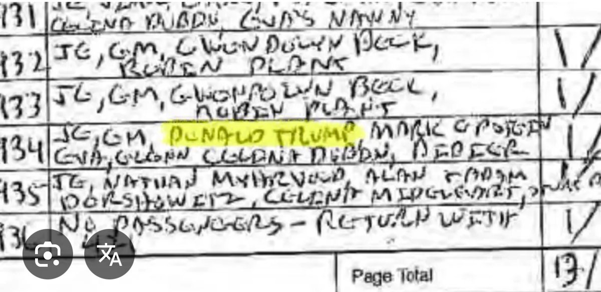 jacquie_rn's tweet photo. @TomJChicago I was taught to follow patterns
👇 .. are patterns
Trump’s many phone #’s in Epstein’s black book, message’s from Trump to Epstein. And there’s many. 7 times on his flight log, and numerous pics of them “partying” together. 
Not even gonna mention
Epstein 💀 under Trump watch https://t.co/dCLUxU5oP2