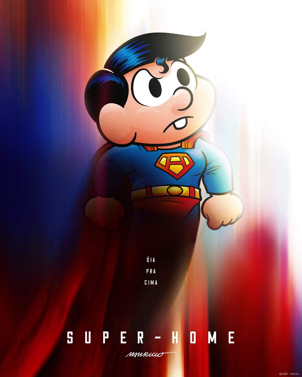 Lá vem o Super-Home pra salvar até a roça! Ele tá pronto pra encontrar seu fiel escudeiro, o super-cão Fipto! 💙