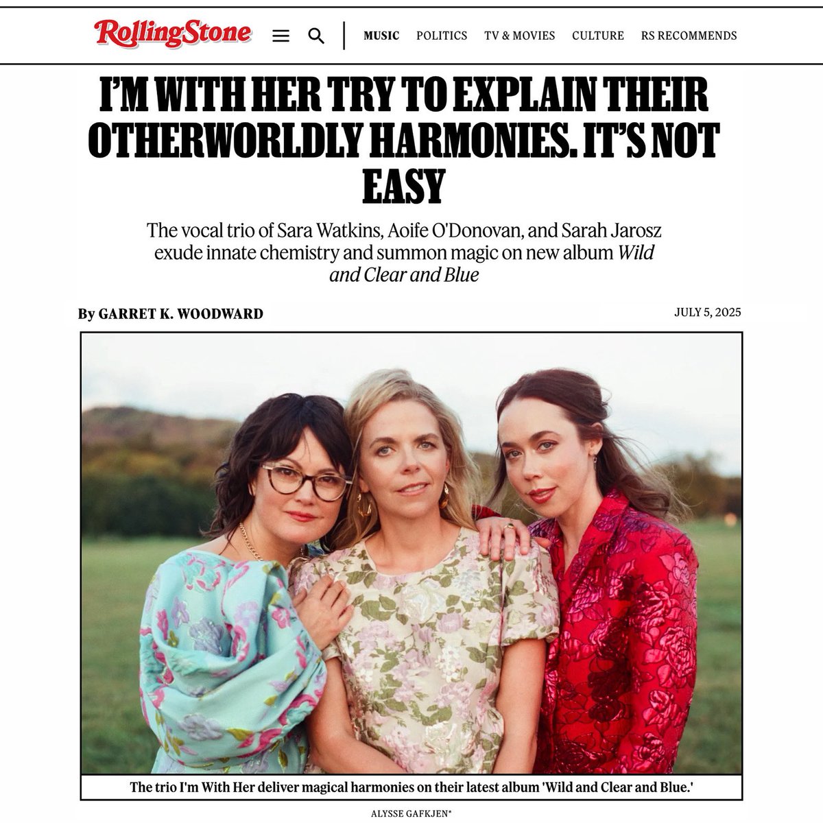 Thank you <a href="/RollingStone/">Rolling Stone</a>! 💕

Link’s below to read the full article

bit.ly/IWHRollingStone