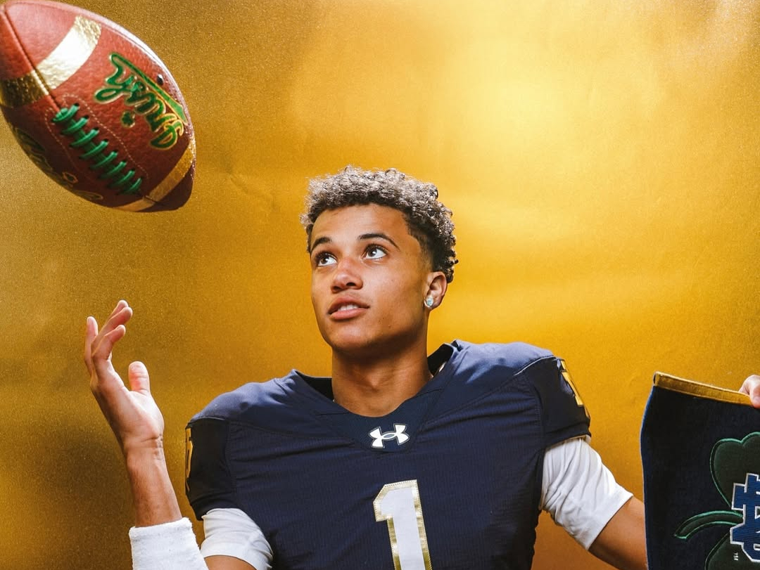 Tyler James (@tjamesnd) on Twitter photo Dylan Faison might not be the fastest receiver in #NotreDame’s recruiting class, but he might be the best deep threat.
Film Study for <a href="/BGInews/">BlueandGold.com</a>:
on3.com/teams/notre-da… Dylan Faison might not be the fastest receiver in #NotreDame’s recruiting class, but he might be the best deep threat.
Film Study for <a href="/BGInews/">BlueandGold.com</a>:
on3.com/teams/notre-da…