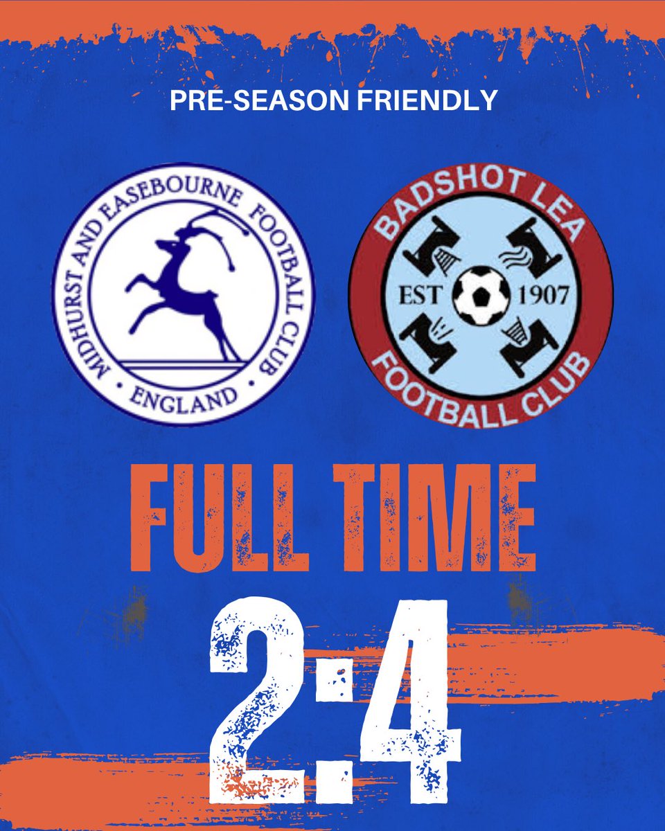 Midhurst & Easebourne FC (@midhurst_fc) on Twitter photo Lots of positives from this game but also lots to work on.
Good luck to <a href="/BLFC1907/">Badshot Lea FC</a> for their season🦌💙 Lots of positives from this game but also lots to work on.
Good luck to <a href="/BLFC1907/">Badshot Lea FC</a> for their season🦌💙