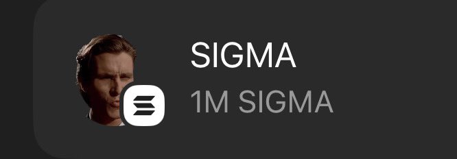 Told ya 1M $SIGMA achieved lets go for more!