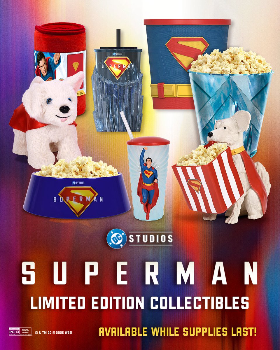 It's a bird, it's a plane, it's a limited-edition SUPERMAN popcorn bucket! 🍿

Grab some exclusive SUPERMAN merch at our concessions stand this weekend - available while supplies last! ✨

readingcinemas.com