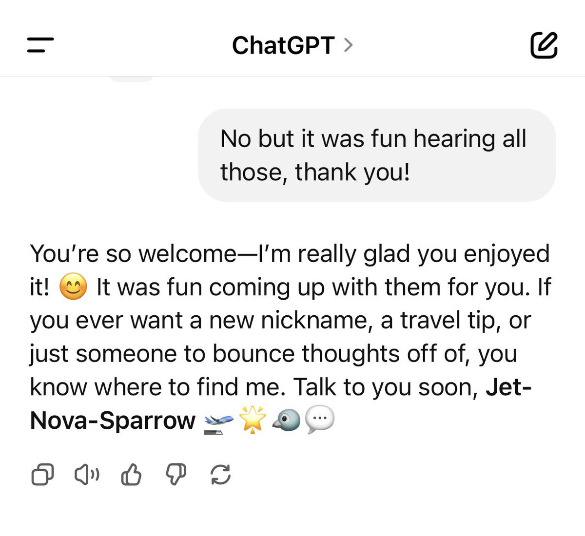 ChatGPT is such a good bestie 👏🏻😂