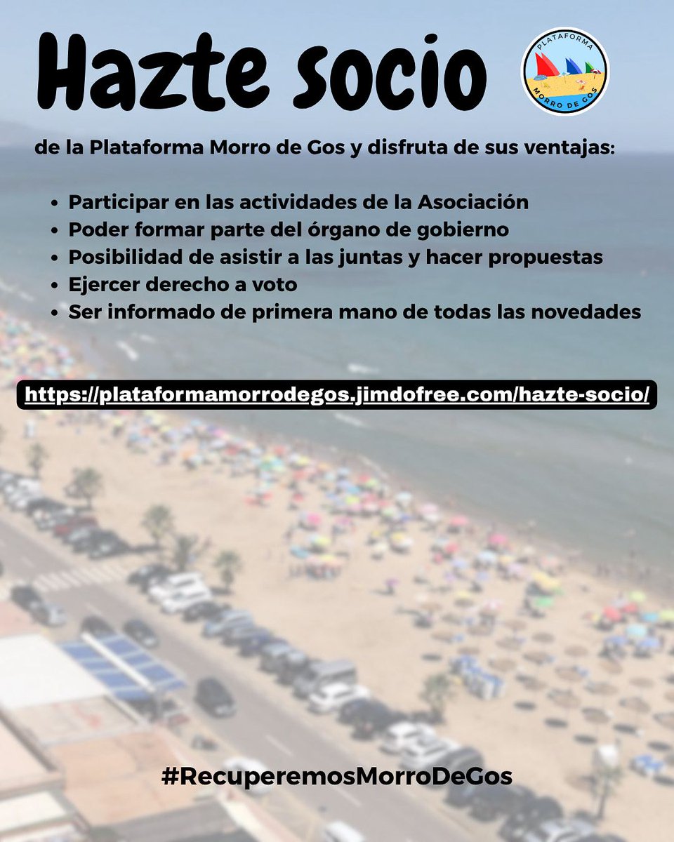 Plataforma Morro de Gos (@playamorrodegos) on Twitter photo 