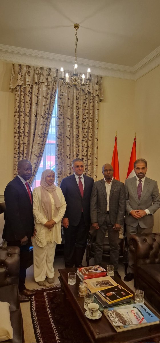 SEMITEGO's tweet image. I extend sincere thanks to the Kurdistan Embassy in the UK for hosting the Somaliland Members of Parliament today. The meeting was highly productive &amp;amp; valuable opportunity to build strong political, economic, &amp;amp; social ties btn the two nations. @Somaalilanders @somalilandmfa