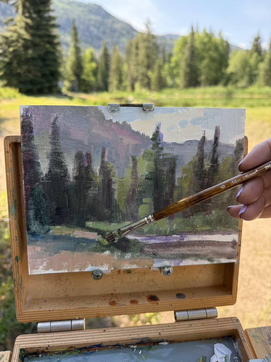 Having fun plein air painting!