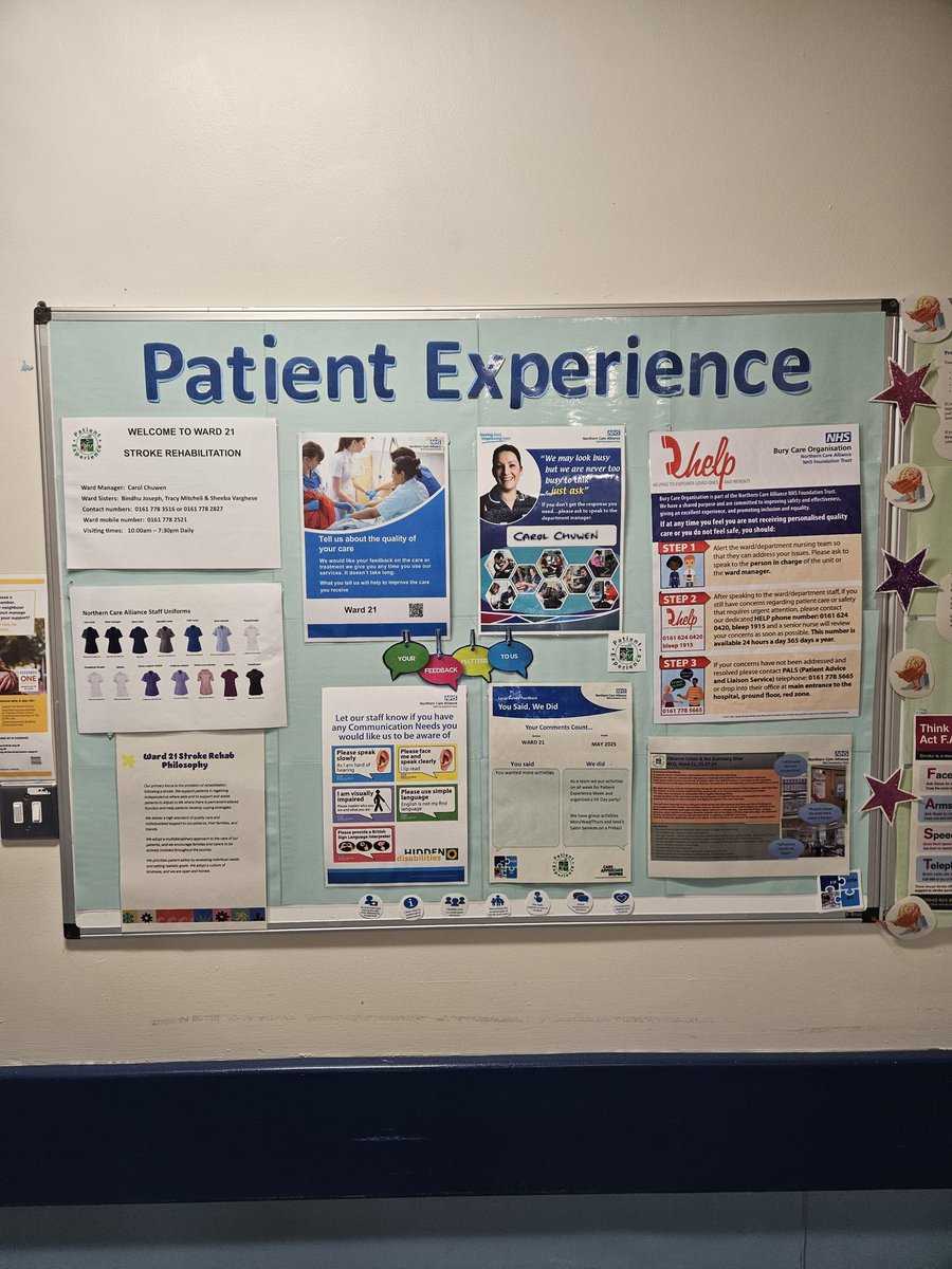 TracySh01012017's tweet image. What a pleasure to visit ward 21 yesterday for their 3rd #OLA.
Patients feel cared for and treated 'like family'
100% green 馃挌
Well done to the whole team 馃憦