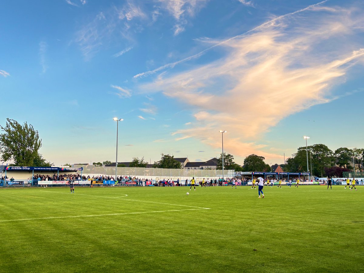 Guiseley 0-1 Harrogate Town 
Nethermoor Park

Plenty going on at Guiseley this summer with a full squad rebuild and a new covered terrace being built. With <a href="/mbows23/">Mark Bower</a> they're in safe hands for another promotion push and gave the EFL side a really good test tonight! #groundhopping