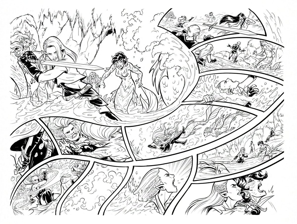 lalli_giulia's tweet image. Hello #PortfolioDay !
I'm Giulia, published Comics Artist for AHOY Comics, White Ash Comics and Humanoids!
I'm always happy to connect with new Writers, Editors and Publishers ☺️
📩 gjulslalli@gmail.com
Portfolio: giulia_lalli.artstation.com
#comicsartist #comics #comicbooks