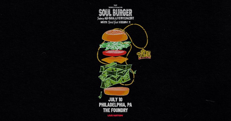SUPPORT UPDATE 🚨 <a href="/KEMBE_X/">kembe x</a> will be supporting <a href="/beatabsoul/">absoul</a> at The Foundry, this Thursday 7/10!

🎫 👉 livemu.sc/3S1iAII
