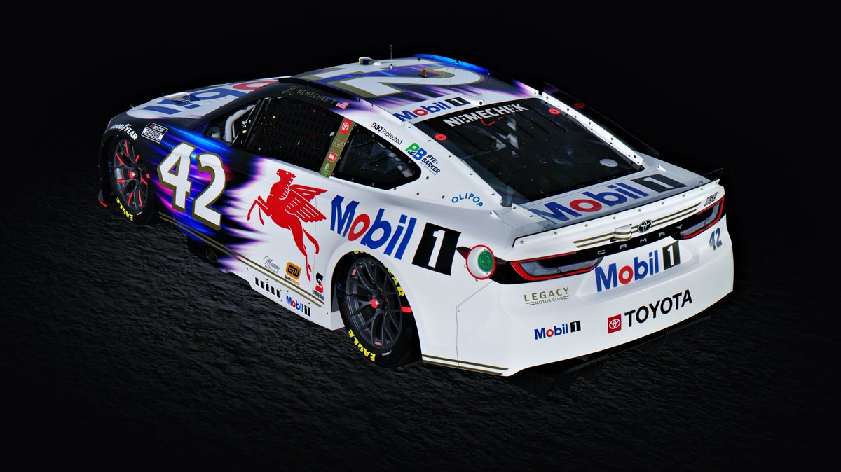 brendandroppo's tweet photo. Introducing the new horse for @mobil1racing, @LEGACYMotorClub and @JHNemechek. https://t.co/6y58jHqsLi
