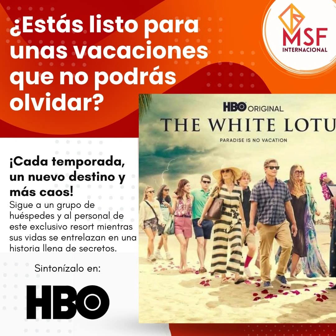 MSFInterna84366's tweet photo. Buscar la paz puede ser un viaje intrigante. ¡No te pierdas the white lotu! #HBO https://t.co/C398AAd7qv