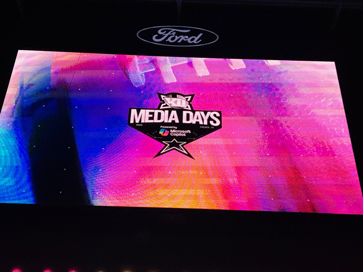CottonBowlGame's tweet image. Talking Season is Here 🏈
A fun first day in Frisco for the 2025 @Big12Conference Football Media Days talking football & the @CFBPlayoff Quarterfinal at the 90th #GoodyearCottonBowl Classic.
#Big12FB | #LikeNoOther