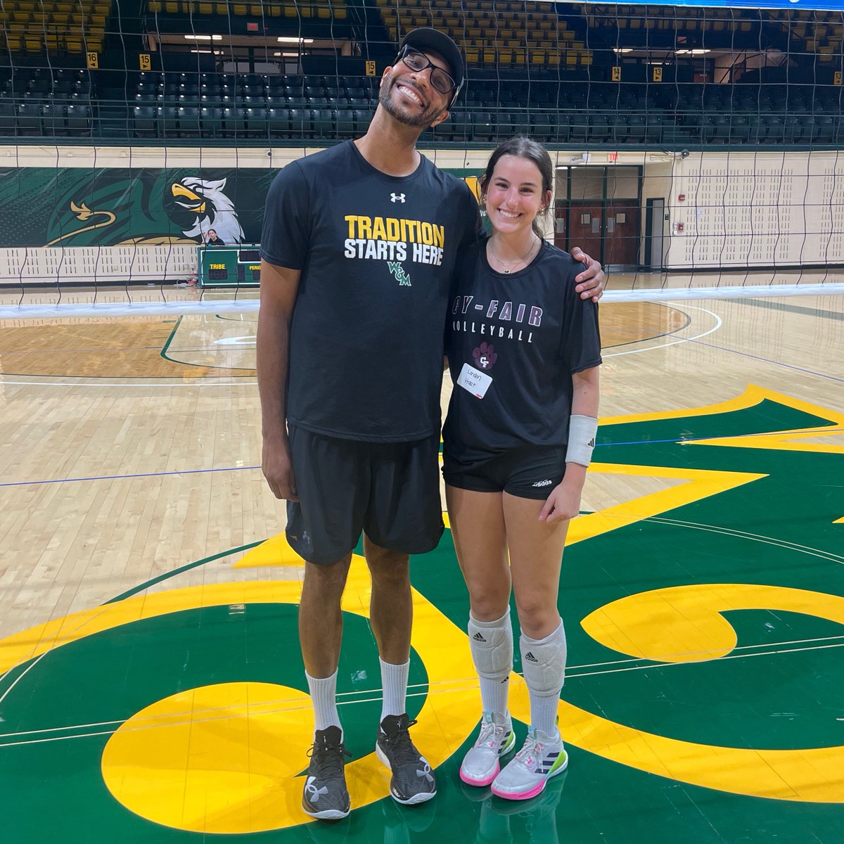 Thank you Coach Adams and Coach Minnick for the invite to your <a href="/WMTribeVB/">William & Mary Tribe Volleyball</a> Elite Camp! Loved competing with your commits, seeing the campus, and working on my defense and serving!