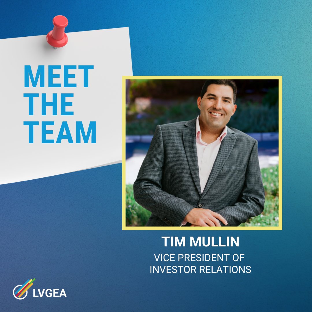 We’re thrilled to welcome Tim Mullin as VP of Investor Relations at #LVGEA! A Las Vegas native and proven community leader, Tim brings deep experience in building impactful partnerships across nonprofit, business, and civic sectors. Welcome to the team, Tim! 🎉 #Leadership