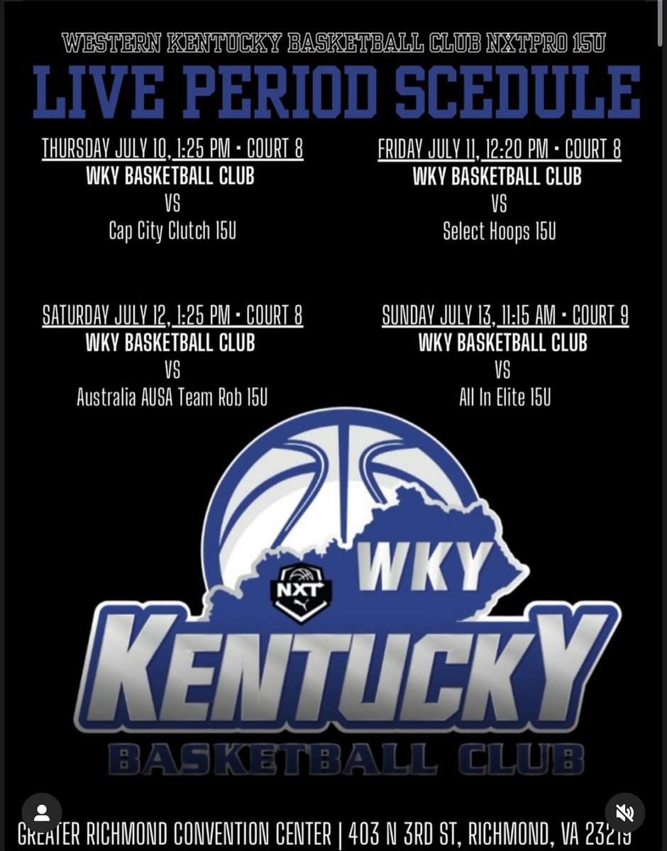 Jeryn Woodward (@jerynwoodward) on Twitter photo Schedule this weekend in Richmond, Virginia. <a href="/idriswhite47/">WKY Basketball Club Puma NXTPRO</a> <a href="/PRO16League/">PRO16/NXTPRO League</a> Schedule this weekend in Richmond, Virginia. <a href="/idriswhite47/">WKY Basketball Club Puma NXTPRO</a> <a href="/PRO16League/">PRO16/NXTPRO League</a>