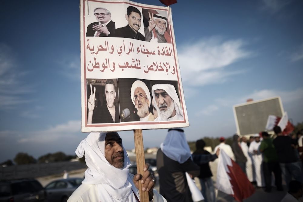 IFEX's tweet photo. #Bahrain 🇧🇭 Today, marking 4 years of Dr Al-Singace’s solid-food hunger strike, IFEX highlights a May joint call urging UN states to press for his and other human rights defenders’ release and an end to executions ahead of #HRC59. #FreeAlSingace https://t.co/1cjtomSV05 https://t.co/dOUI6kqHJI