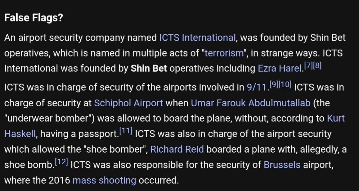 We had to take off our shoes because the same Israeli-owned company that oversaw security at the four hijacked airlines on 9/11 let a 'shoe bomber' with no address or luggage and a two-week-old passport board an international flight.