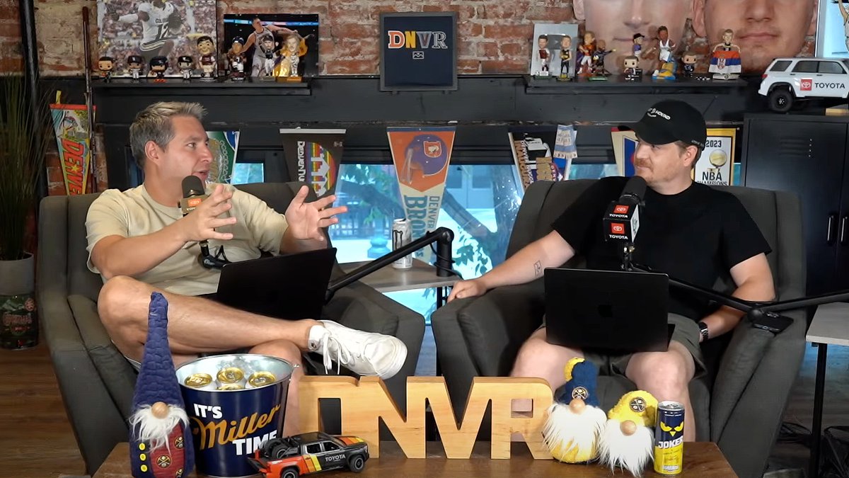 markozi81's tweet image. Look what I spotted on the @DNVR_Nuggets podcast! That's my design for the Guarana Joker can right there. So stoked to see it chilling in the studio! Keep up the great work, fellas! #DNVR #GuaranaJoker @Adam_Mares @BrendanVogt