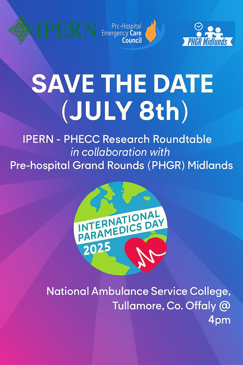 Laois Civil Defence (@laoiscivildefen) on Twitter photo A big thanks to the <a href="/PHGRMidlands/">PHGRMidlands</a> & <a href="/IPERN999/">Irish Paramedicine Education & Research Network</a> team for inviting two of our volunteer EMTs to the research roundtable event this evening for <a href="/ParamedicsDay/">Paramedics Day</a> to discuss their role as volunteers with <a href="/CivilDefenceIRL/">Civil Defence IRL</a> and how volunteers intergrate with other agencies. A big thanks to the <a href="/PHGRMidlands/">PHGRMidlands</a> & <a href="/IPERN999/">Irish Paramedicine Education & Research Network</a> team for inviting two of our volunteer EMTs to the research roundtable event this evening for <a href="/ParamedicsDay/">Paramedics Day</a> to discuss their role as volunteers with <a href="/CivilDefenceIRL/">Civil Defence IRL</a> and how volunteers intergrate with other agencies.