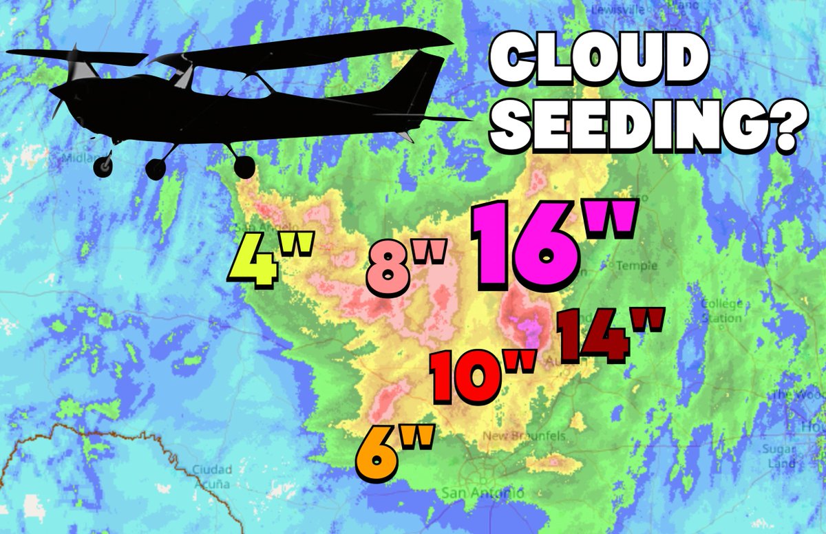 Let’s talk about CLOUD SEEDING and FLOODING. Lots of conspiracies floating around, which is especially disappointing in the aftermath of a disaster that killed 109 people. 

This is the deadliest thunderstorm-driven U.S. flash flood since July 31, 1976, when 144 people were