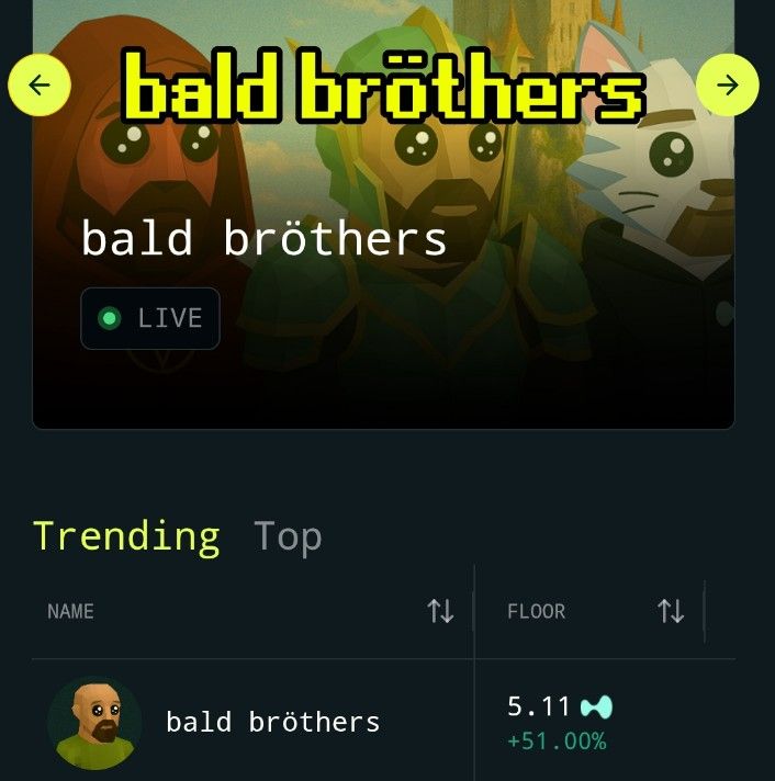 IYKYK, 

Elites at <a href="/ApolloElites/">Apollo</a> been cooking recently..

<a href="/baldbrothers_/">bald bröthers</a> 

From free --&gt;&gt; 5.5 Hype ATH

<a href="/pepemonseth/">Pepemons</a>  

From 0.01ETH --&gt;&gt; 0.076 

Raffled 50x spots totaling 150 NFTs, dropping almost $17k in profits to our Elites.

Keep Fading Us. 😒