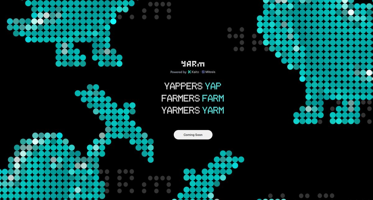 Quick update by <a href="/Yarm_AI/">Yarm</a> 

Today they announced their website yarm.ai

The team emphasizes to actively write about your favorite <a href="/KaitoAI/">Kaito AI 🌊</a>  projects, and yap more.

I also heard about a liquidity system, maybe it will be a new “Kaito Launchpad” (my guesses)

It's