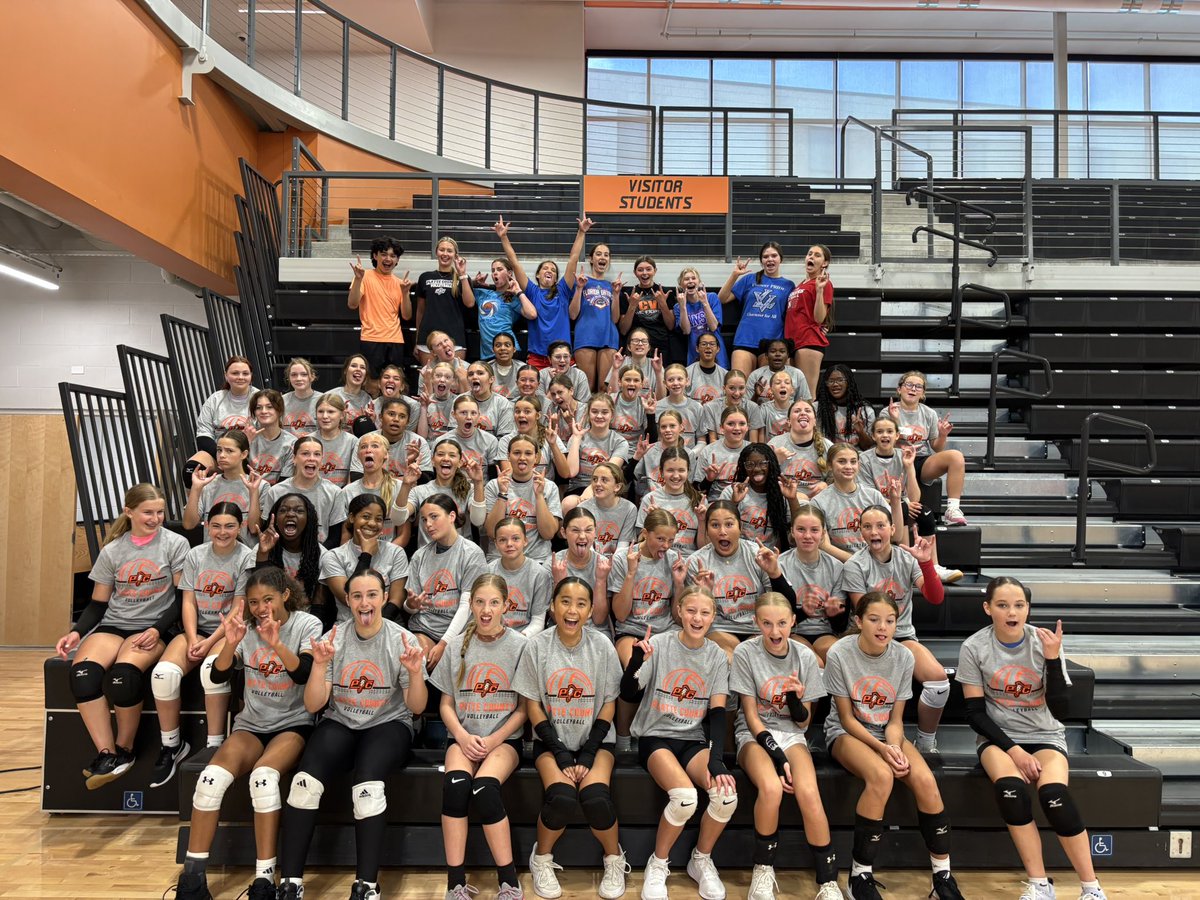 We had a fabulous time with the future of PCVB! These girls rocked at camp and we were so glad to have them getting better in the gym with us! Good luck on your middle school season girls we can’t wait to see all you accomplish! 🧡