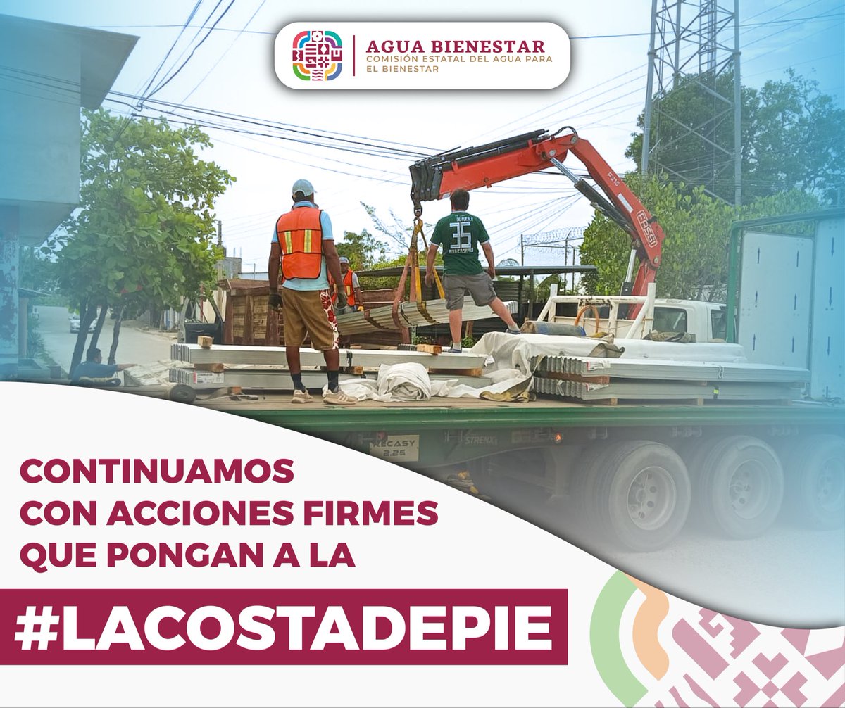 CEABIEN_OAX (@ceabienestar) on Twitter photo La CEABIEN sigue entregando láminas a familias afectadas por el huracán #Erick.
Por instrucción del Gobernador <a href="/salomonj/">Salomón Jara Cruz</a>, se priorizan acciones inmediatas de apoyo directo.
Seguimos firmes para poner a #LaCostaDePie.
#Oaxaca #Reconstrucción #PrimaveraOaxaqueña La CEABIEN sigue entregando láminas a familias afectadas por el huracán #Erick.
Por instrucción del Gobernador <a href="/salomonj/">Salomón Jara Cruz</a>, se priorizan acciones inmediatas de apoyo directo.
Seguimos firmes para poner a #LaCostaDePie.
#Oaxaca #Reconstrucción #PrimaveraOaxaqueña