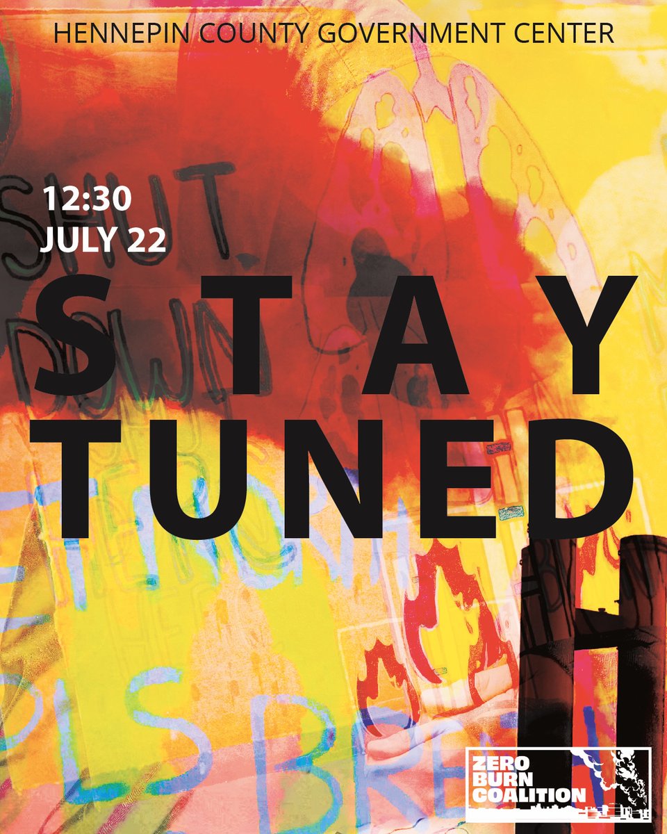 zeroburnmn's tweet image. Hennepin County Government Center 300 S 6th St, MPLS
12:30
July 22
Stay tuned.
