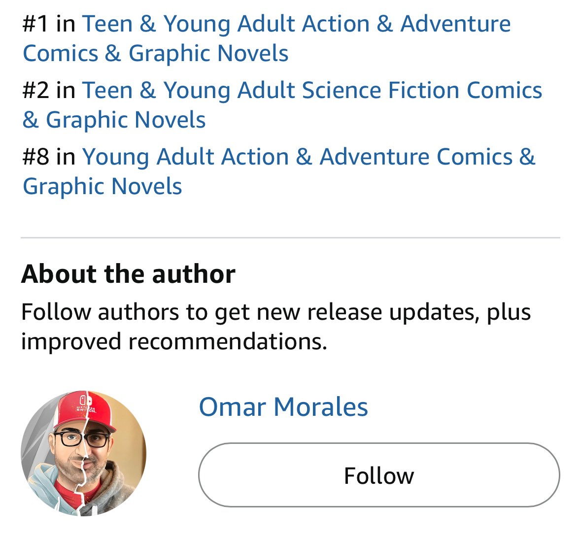 Happy #PortfolioDay - I’m a comics writer that’s done everything from anthologies to fan fictions to crowdfunding. My latest is #MajorThomás, exclusively offered by Amazon’s #ComixologyOriginals: a.co/d/d1SvuCa I have a few other things cooking too. #CreatorOwnedComics