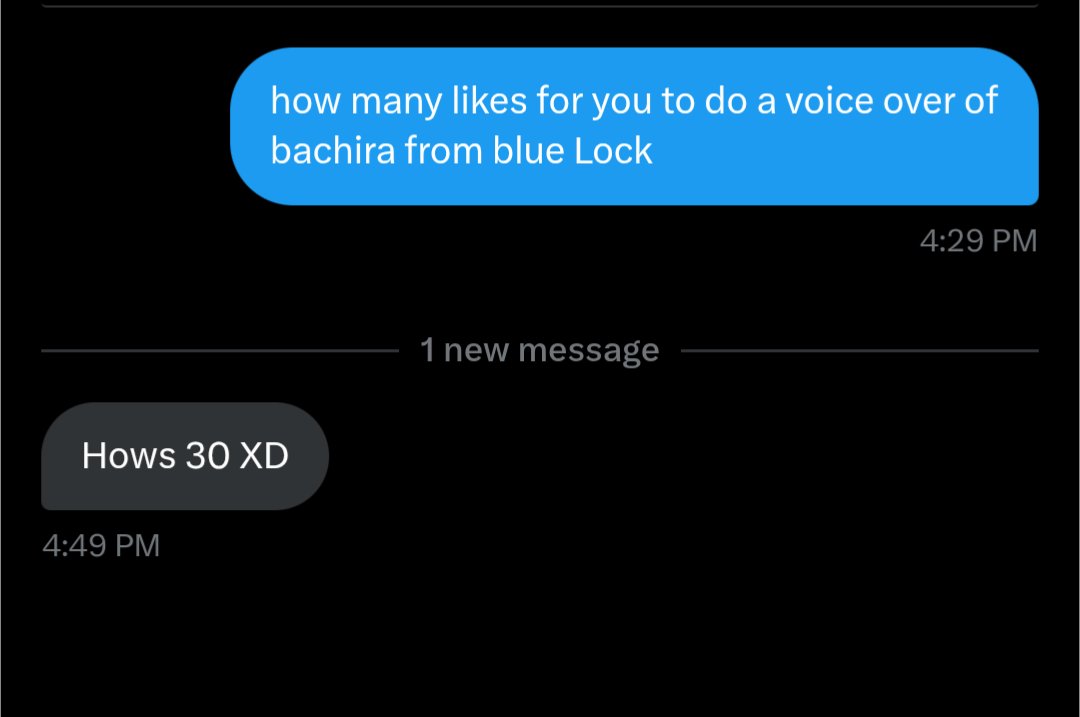 Frostyarch Vtuber (@frostyarchvt) on Twitter photo Y'all I need y'all's help so that I can get a bachira voice over from <a href="/tldrSoma/">tldrSoma 👄</a>
I only need 30 likes Y'all I need y'all's help so that I can get a bachira voice over from <a href="/tldrSoma/">tldrSoma 👄</a>
I only need 30 likes