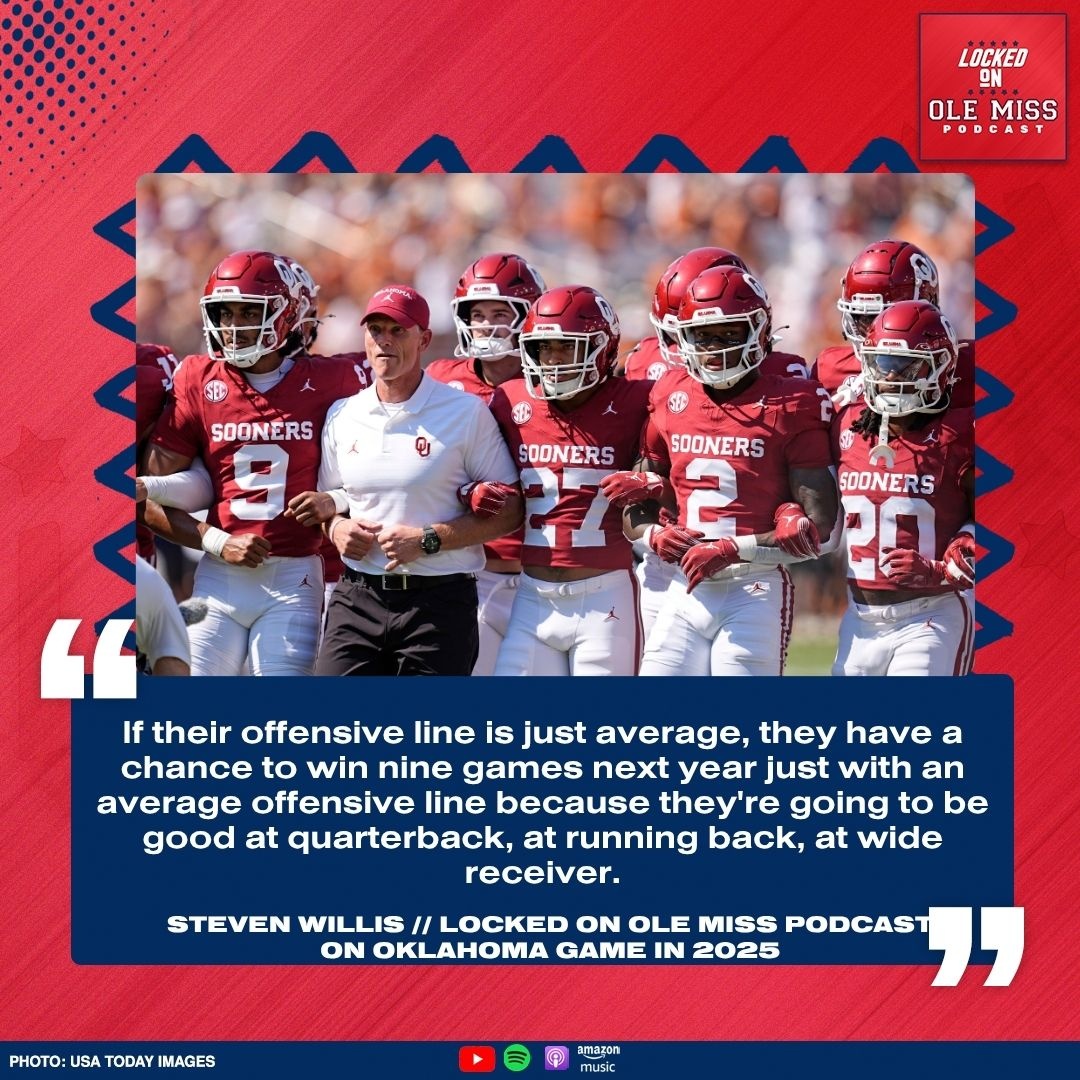 OU has a brutal schedule but if they get their O Line right they could win nine games easily