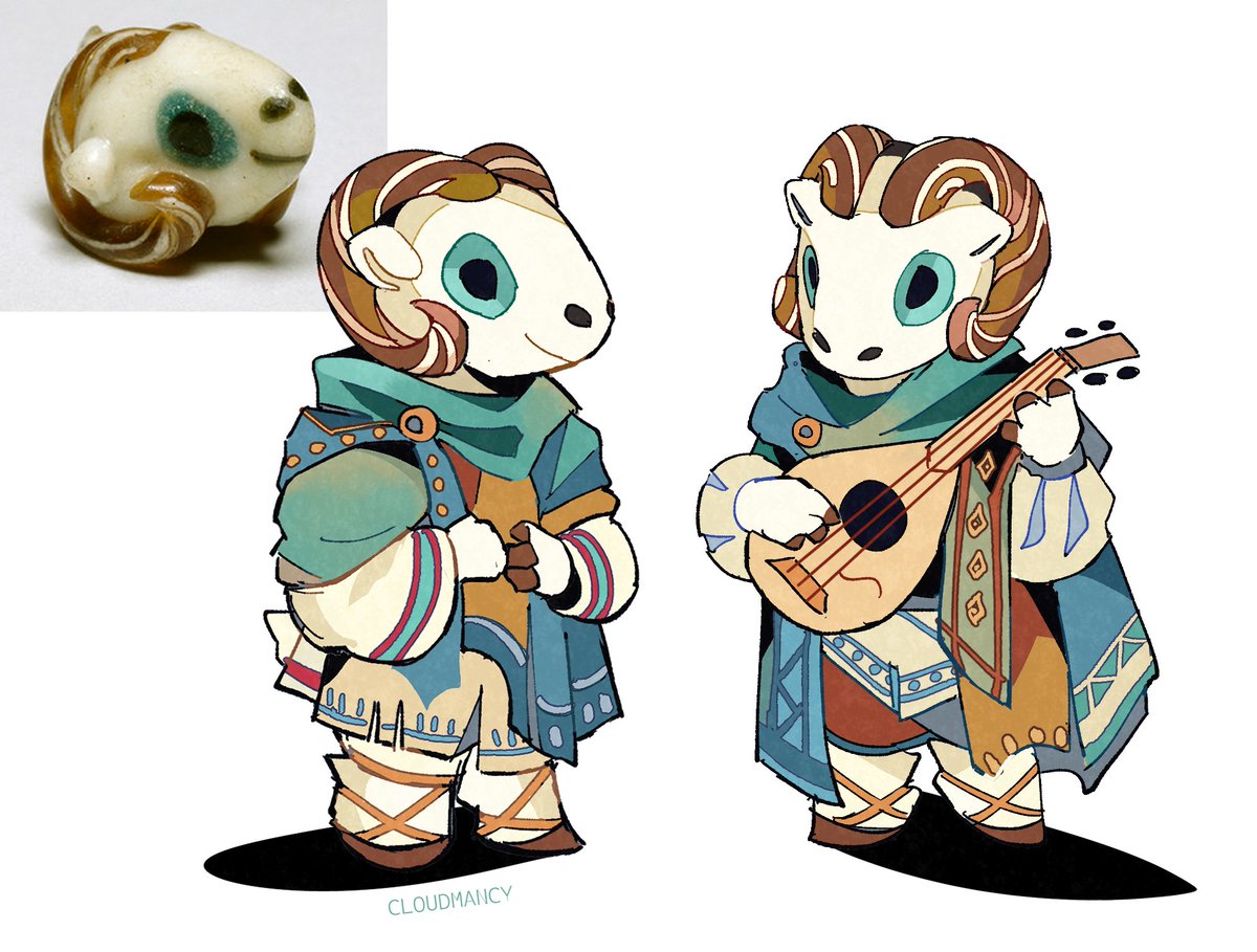 unreasonably charmed by pendant in the shape of a ram's head, Eastern Mediterranean, 5th–4th century BC