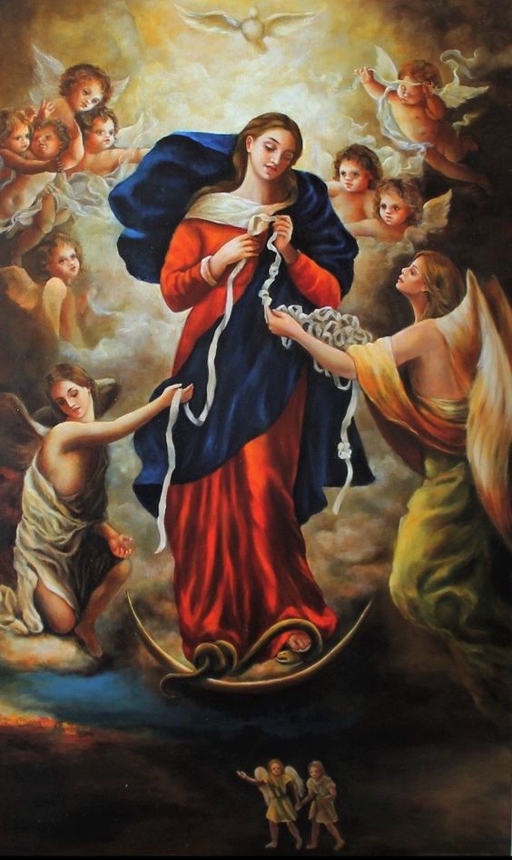 RaiosLuminosos's tweet photo. Virgem Maria, Mãe do belo amor, desatai os nós da minha vida e rogai por nós. https://t.co/EdXzYi0MN4
