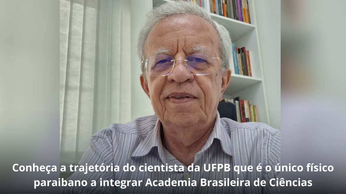 Para celebrar Dia Nacional da Ciência e do Pesquisador Científico, conversamos com o professor Valdir Barbosa Bezerra, com 50 anos de atuação na UFPB. Saiba mais: ufpb.br/ufpb/contents/…