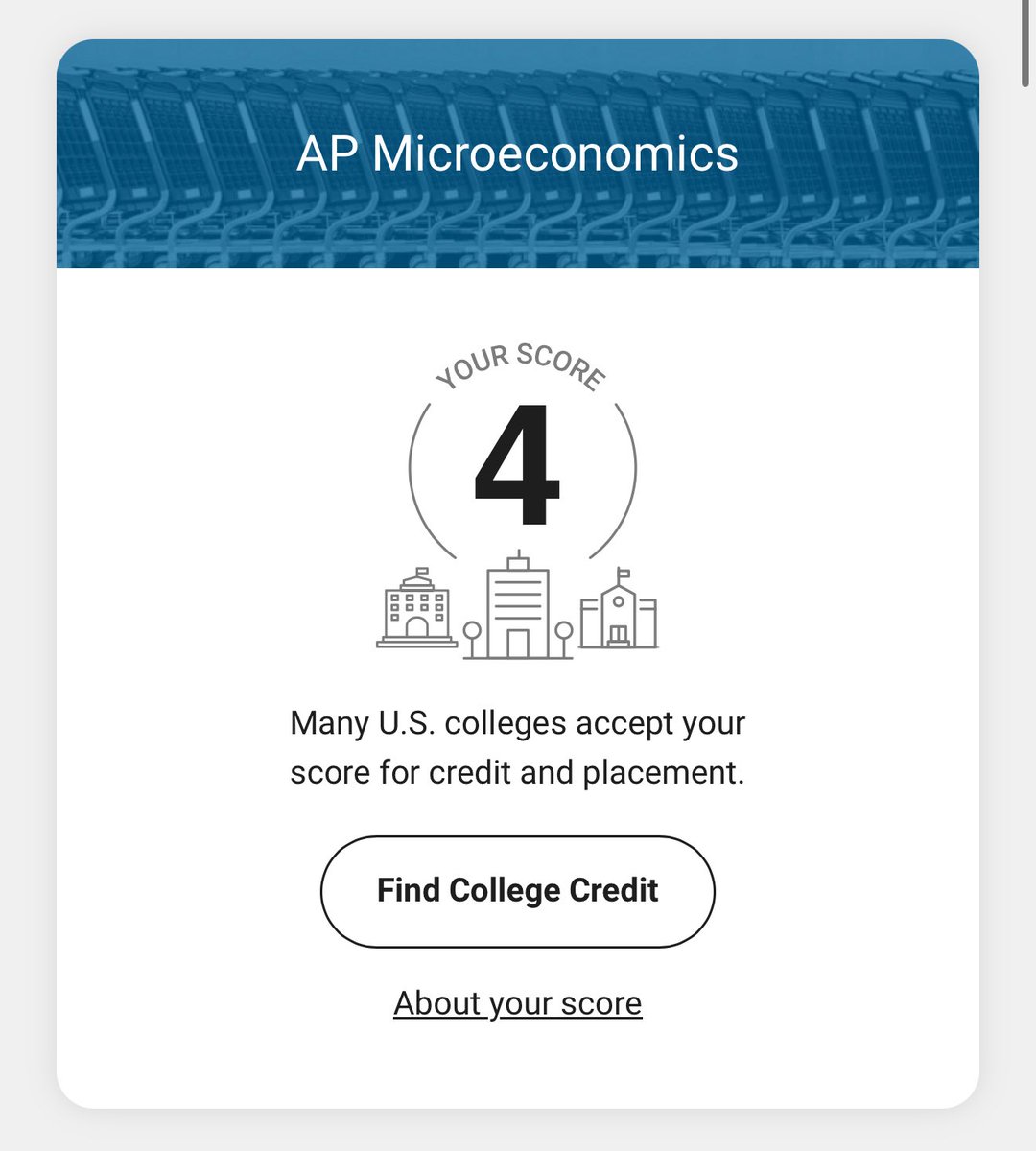 I received my scores from the 4 AP Exams I took this year. I passed all 4, meaning I get college credit for all of them. After receiving these scores, I have 29 college credits at Rose-Hulman—only including AP exam credit and not college in high school.
