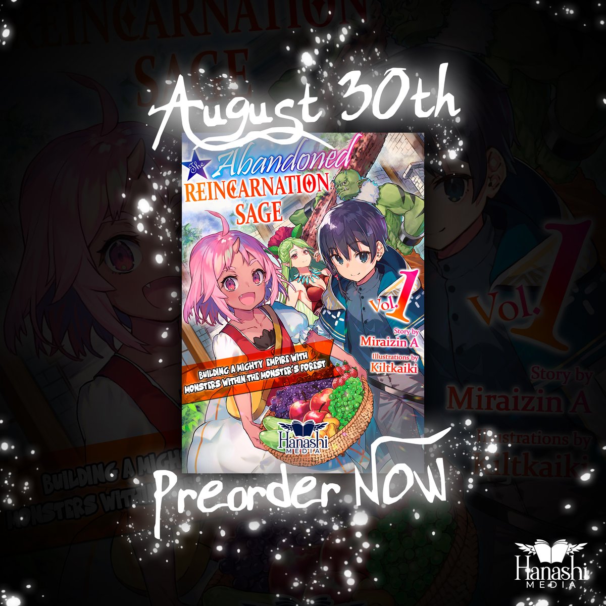HanashiMedia's tweet image. 👑 Once a sage. Now reborn… as a monster’s child.
Magic is dead. Humanity is garbage.
And this time? He’s not saving the world—he’s burning it down.
📖 “The Abandoned Reincarnation Sage” Vol. 1
Launches August 30.
A quiet life? Refused.
A monster kingdom? Mandatory.
A second…