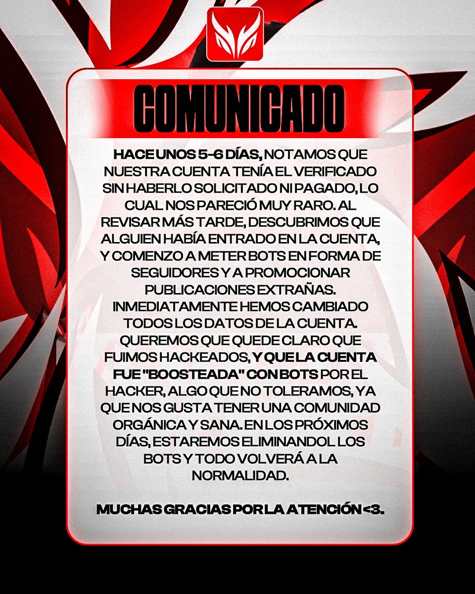 🔴¡COMUNICADO IMPORTANTE!🔴