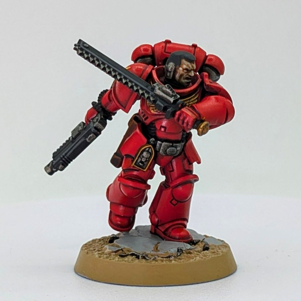 CoreGamesEvents's tweet image. Blood Angels commission, solid reds for a good looking battle ready!

#PaintingWarhammer #paintslam25 #Warmongers #combatpatrol #spacemarines #bloodangels #killteam