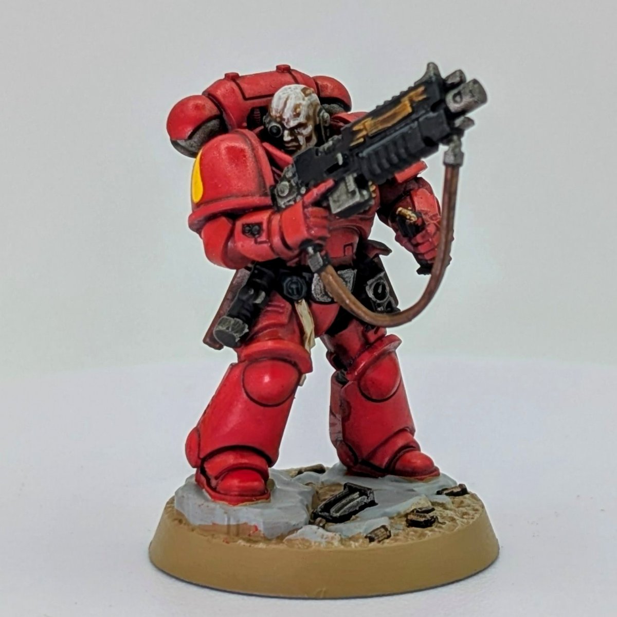 CoreGamesEvents's tweet image. Blood Angels commission, solid reds for a good looking battle ready!

#PaintingWarhammer #paintslam25 #Warmongers #combatpatrol #spacemarines #bloodangels #killteam