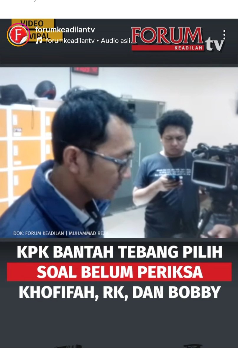KPK bantah tebang pilih soal belum periksa kasusnya Khioifah, Ridwan Kamil dan BOBBY NASUTION.

Lalu kapan akan diperiksa, tunggu Lebaran Kuda ?