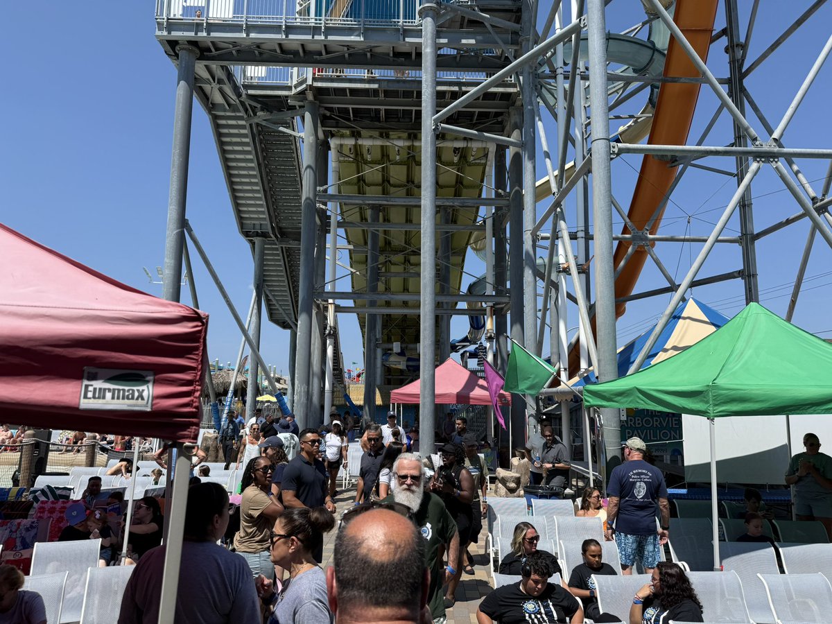 MonmouthSheriff's tweet image. #SheriffGolden was honored to attend the 18th Annual Msgr. Phil Lowery Law Enforcement Survivors Day in Seaside Heights. It was a heartfelt day of remembrance,connection& support for families of NJ’s fallen heroes. Special thx to the Storino family for making this event possible.