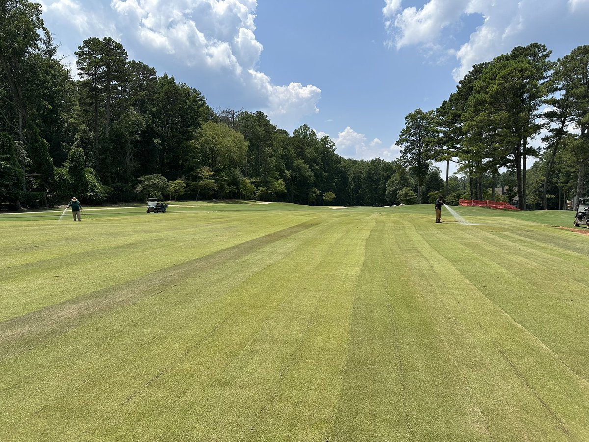 bergingolf's tweet image. We broke it not long ago. Now it’s coming back together! Marietta CC