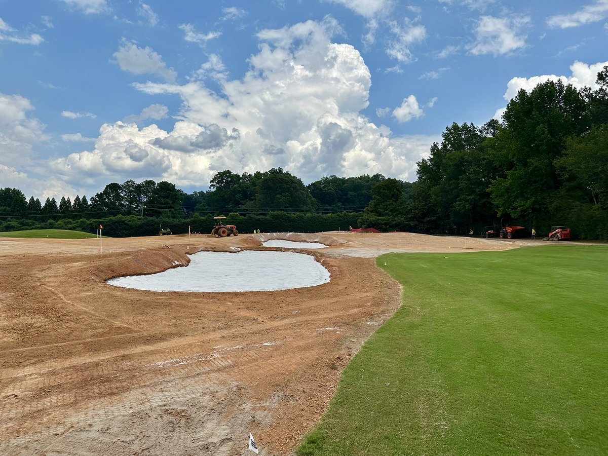bergingolf's tweet image. We broke it not long ago. Now it’s coming back together! Marietta CC