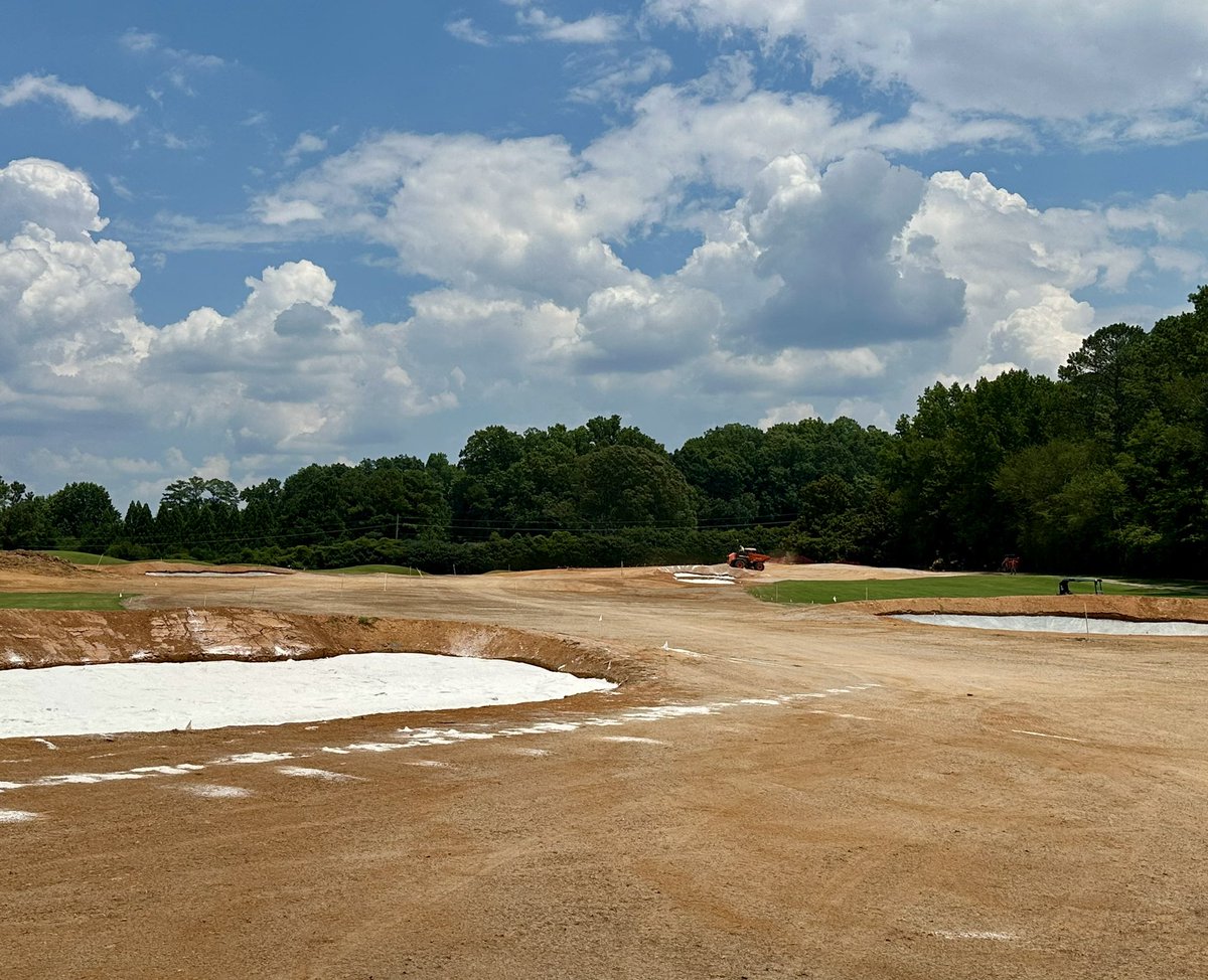 bergingolf's tweet image. We broke it not long ago. Now it’s coming back together! Marietta CC