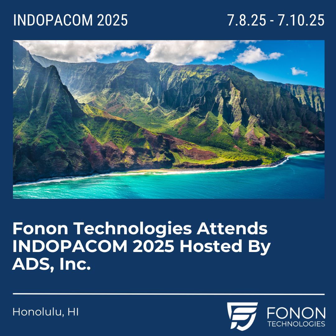 Today is the 1st day of the 2025 INDOPACOM Showcase! We are excited to showcase our advanced laser technology systems designed to meet the real-world needs of modern military forces.
 #FononTechnologies #ADSInc #INDOPACOM2025 #LaserDefense #MilitaryInnovation